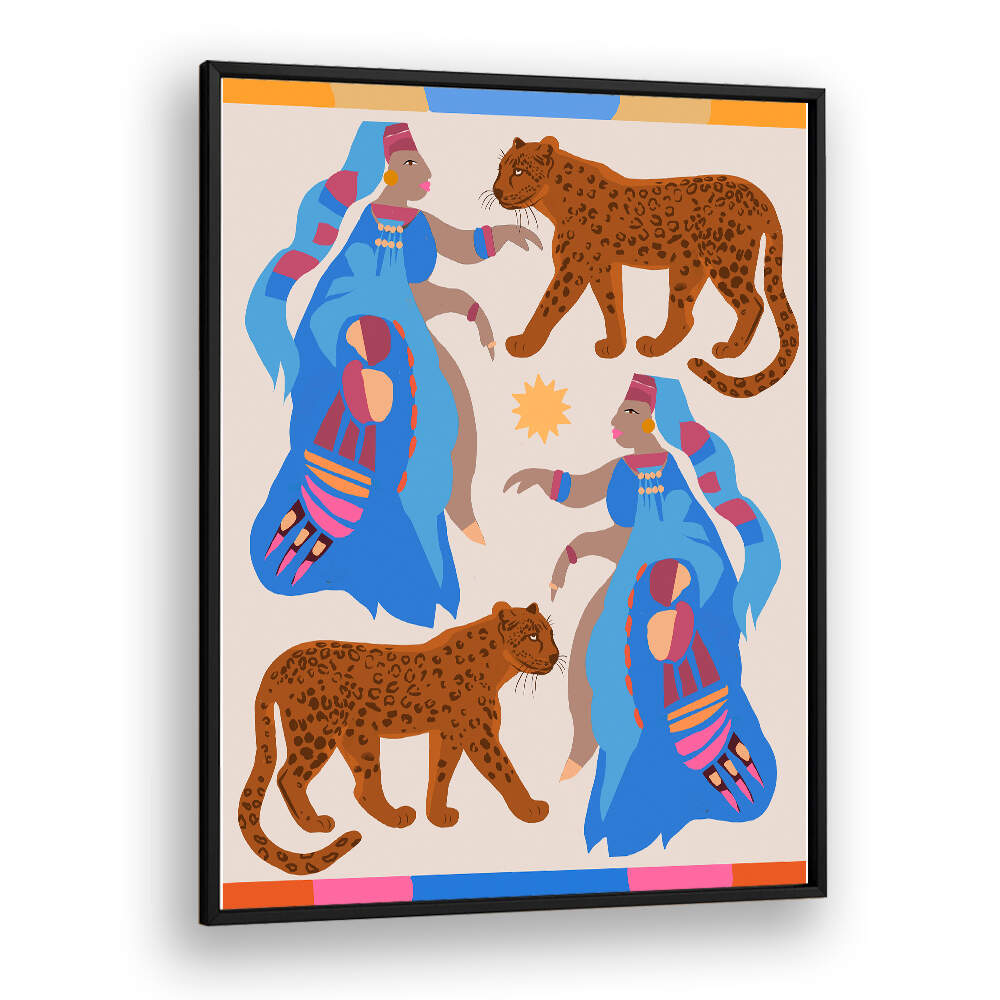 AFRICAN MYTHOLOGY , PATTERN ART PRINTS