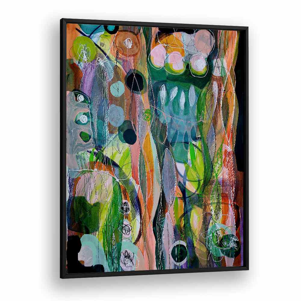 Vibrant AMAZONIA I, ABSTRACT PAINTINGS showcasing contemporary design, perfect for enhancing your home decor.