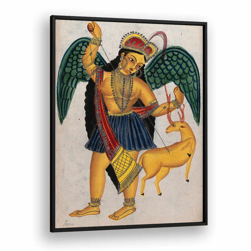 APSARA WITH PET DEER