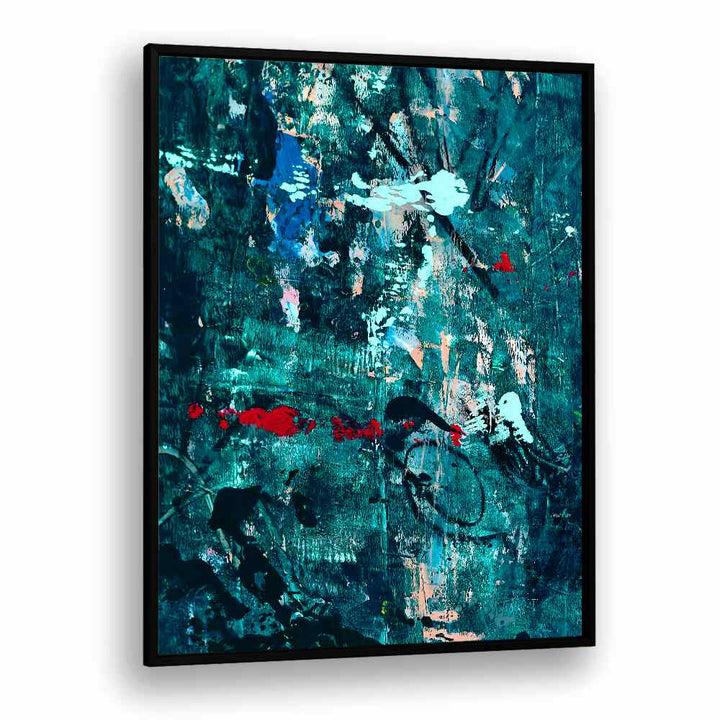 Vibrant colors and textures define A SOLITUDE, ABSTRACT PAINTINGS, perfect for modern home decor by BLACKPLAIN.