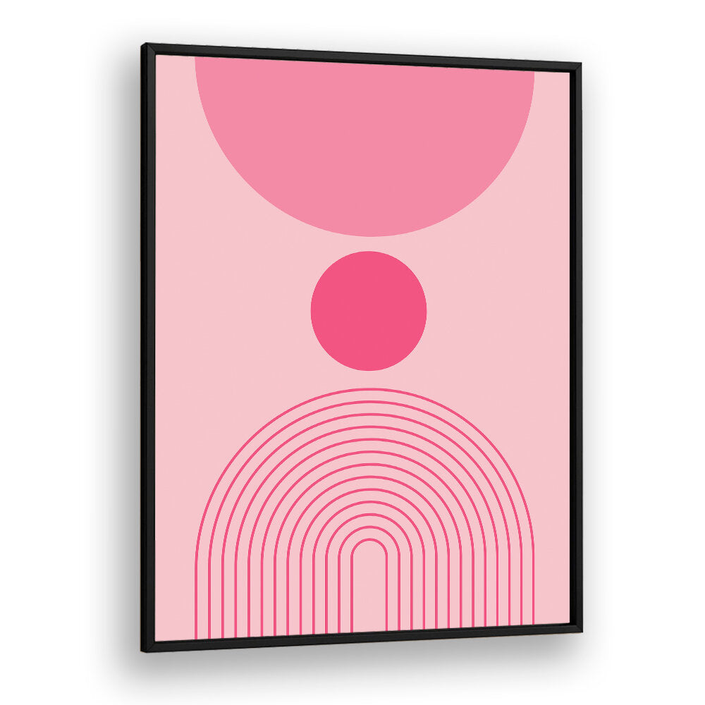 BAUHAUS BOHO PINK I ,BOHO ART PAINTINGS