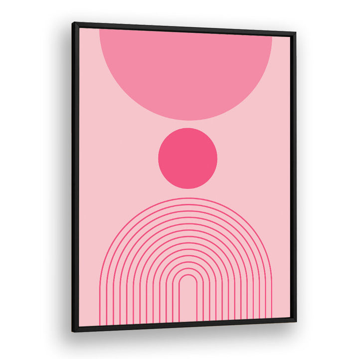 BAUHAUS BOHO PINK I ,BOHO ART PAINTINGS