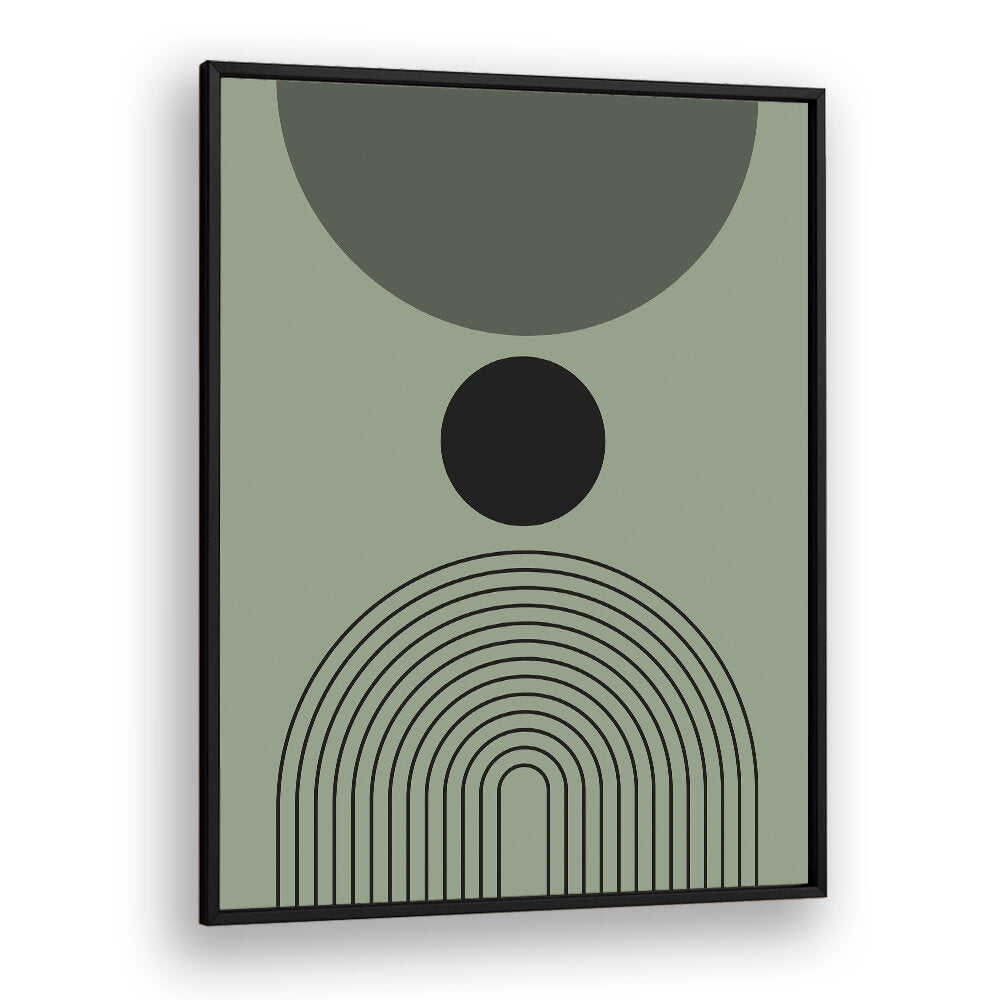 BAUHAUS BOHO SAAGE GREEN I , BOHO ART PAINTINGS