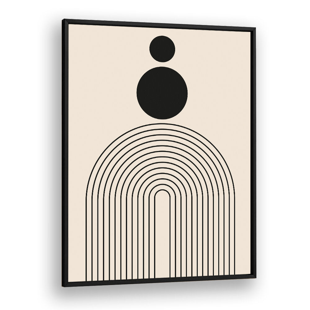 BAUHAUS BOHO BLACK III , BOHO ART PAINTINGS