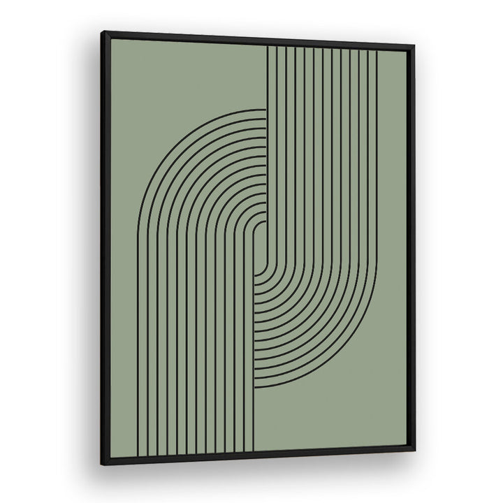 BAUHAUS BOHO SAAGE GREEN V , BOHO ART PAINTINGS