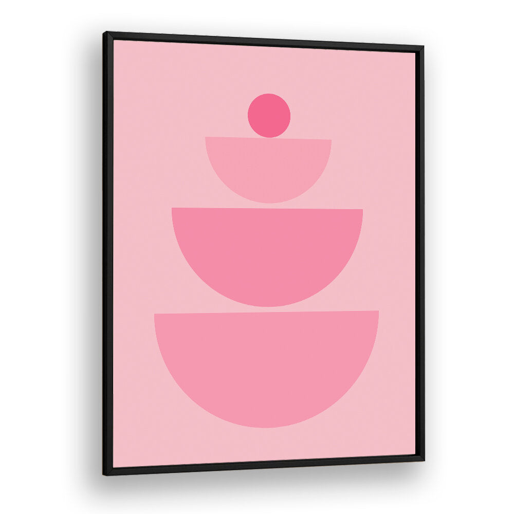 BAUHAUS BOHO PINK IV , BOHO ART PAINTINGS