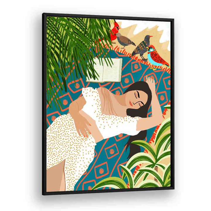 BEACH. READ. SLEEP. REPEAT , PORTRAITS & FIGURATIVE ILLUSTRATIONS