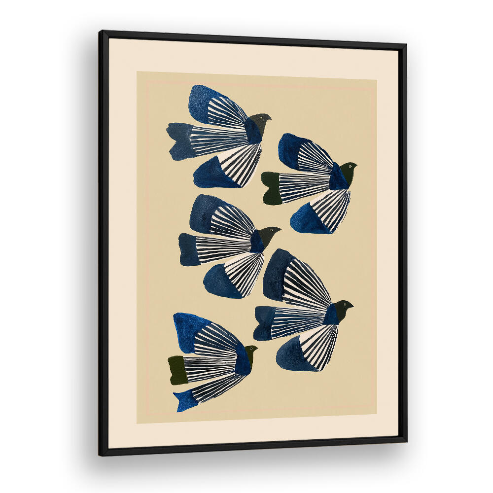 BIRDS IN FLIGHT , ANIMAL PAINTINGS