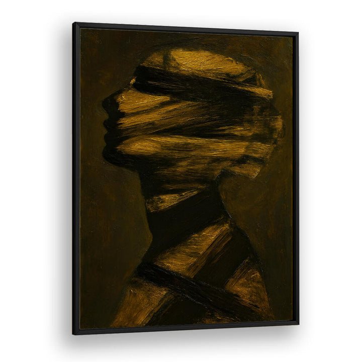 BLINDFOLDED WHISPER , EXPRESSIONISM PAINTINGS