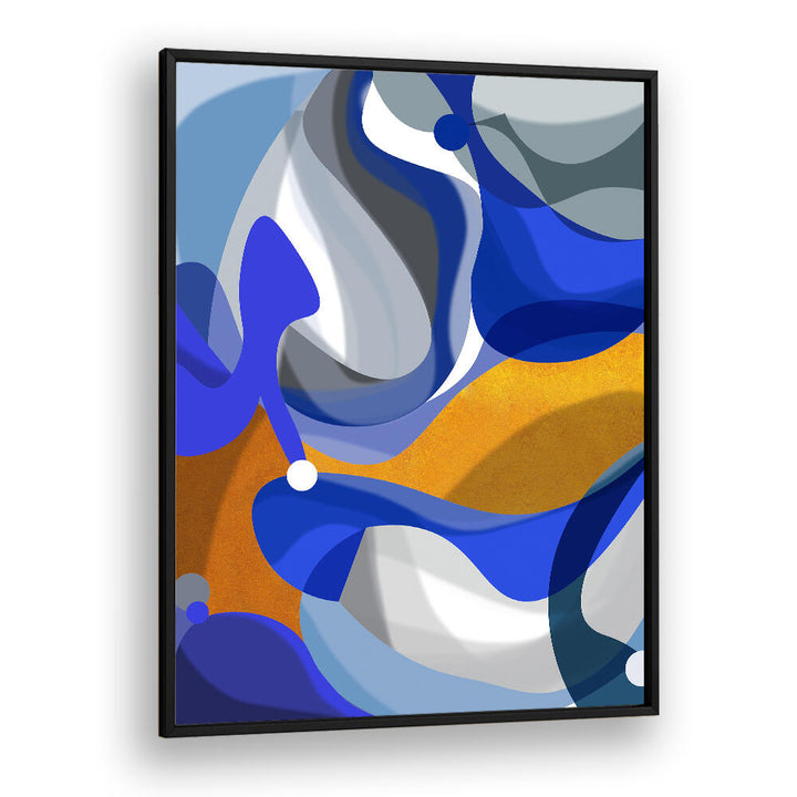 BLUE GOLDEN , ABSTRACT PAINTINGS