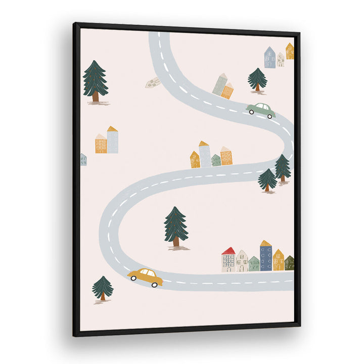 BLUE GREEN VILLAGE , KIDS ROOM PAINTINGS