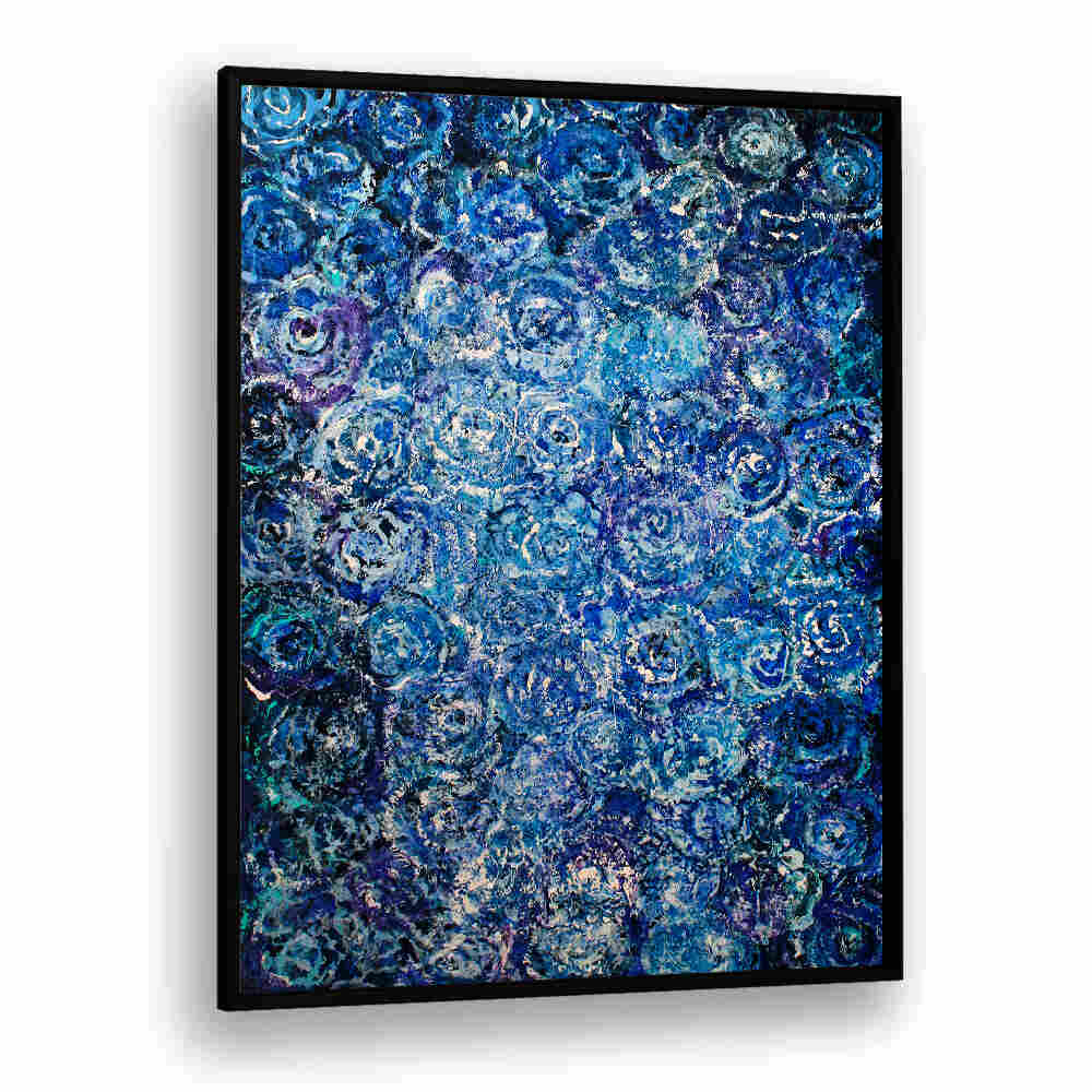 BLUE ROSES , FLORAL FLOWER PAINTINGS