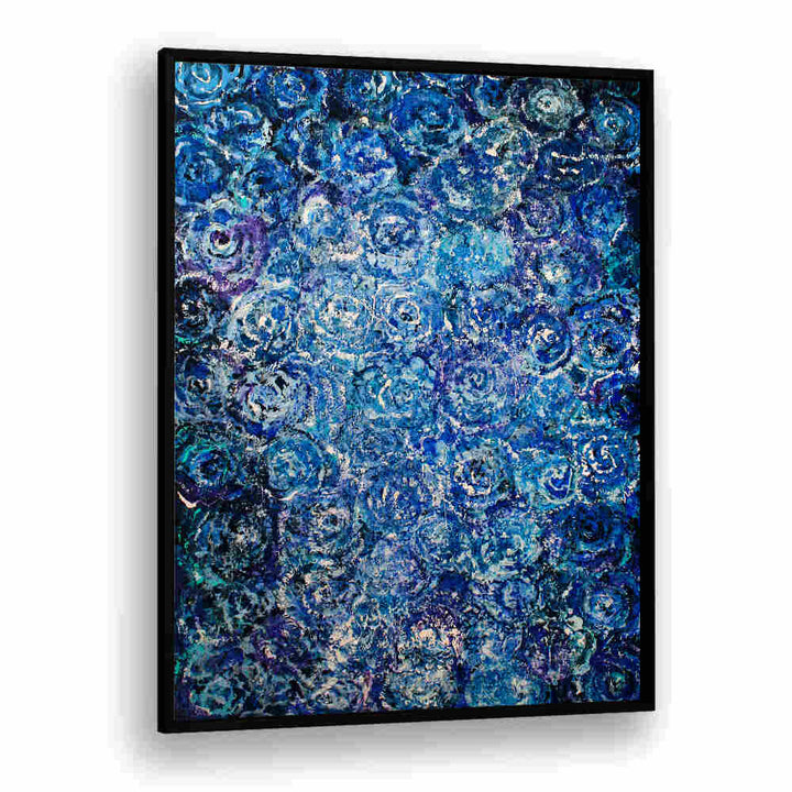 BLUE ROSES , FLORAL FLOWER PAINTINGS