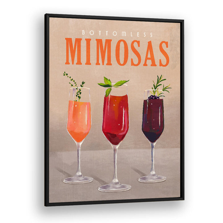 BOTTOMLESS MIMOSAS PASTEL , BAR & CAFE ART