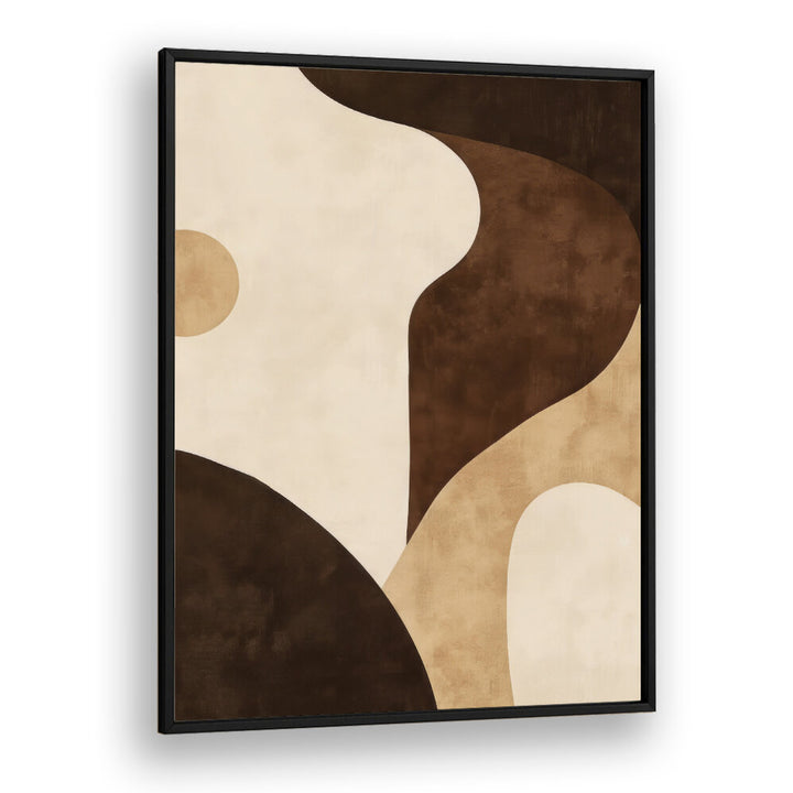 BROWN TONES GEOMETRIC II , BOHO ART PAINTINGS