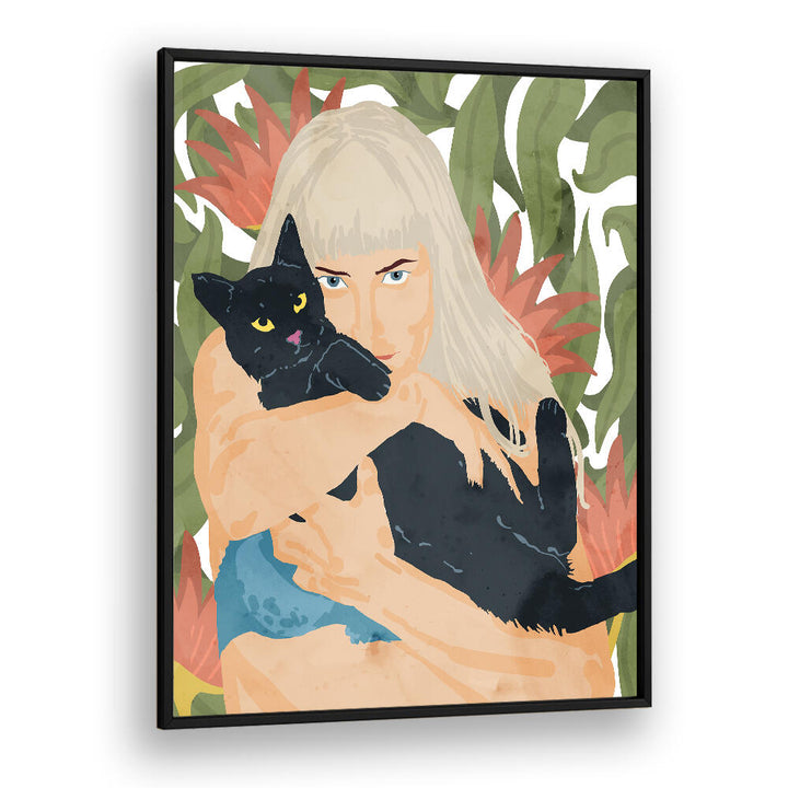 CAT LADY , PORTRAITS & FIGURATIVE ILLUSTRATIONS