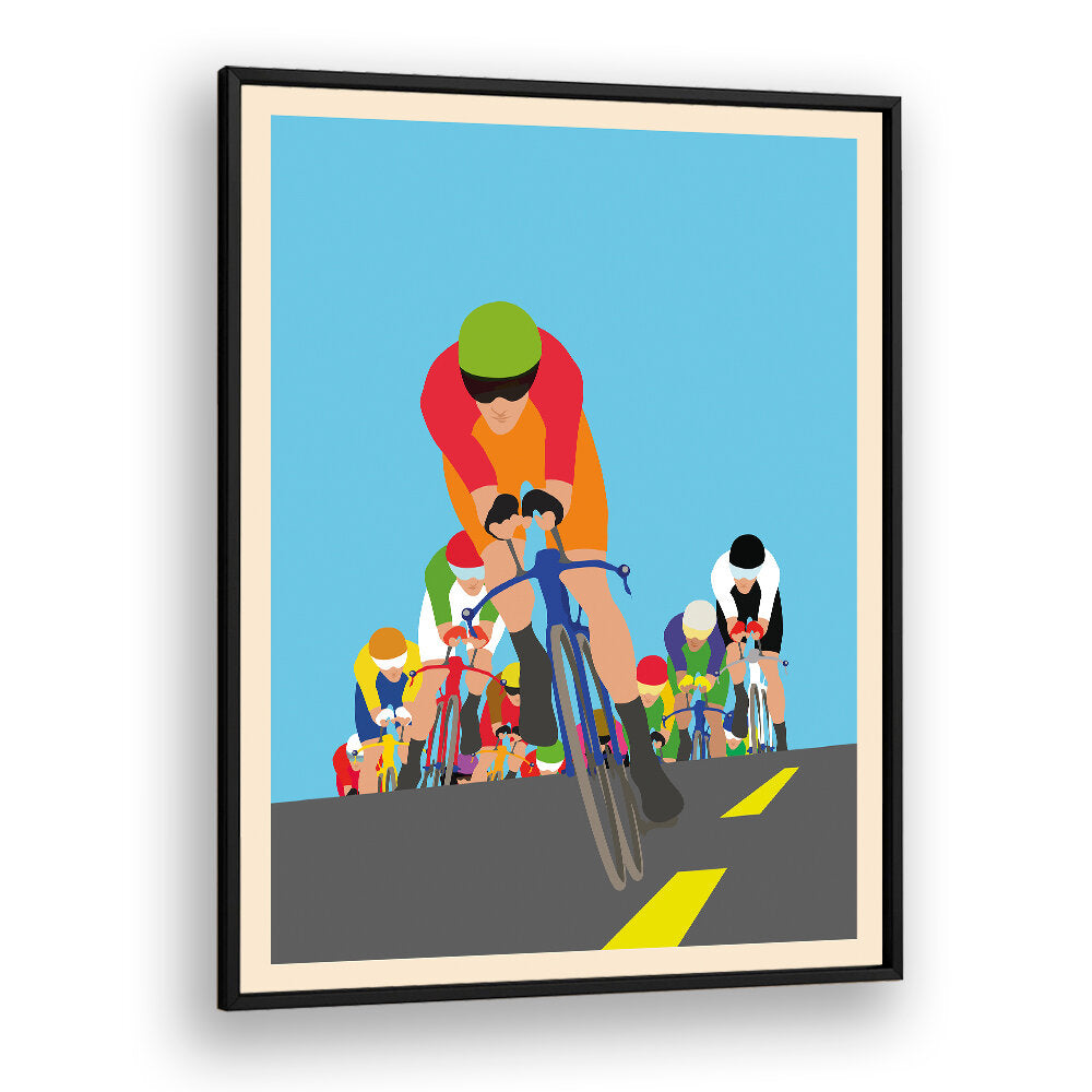 CHASING PACK ART PRINT , SPORTS POSTERS