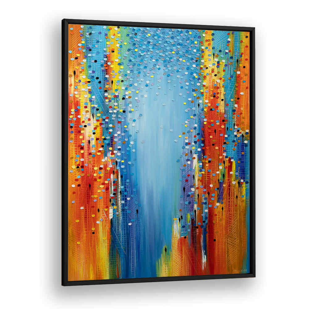 CITY IN MOTION , MODERN IMPRESSIONISM PAINTINGS