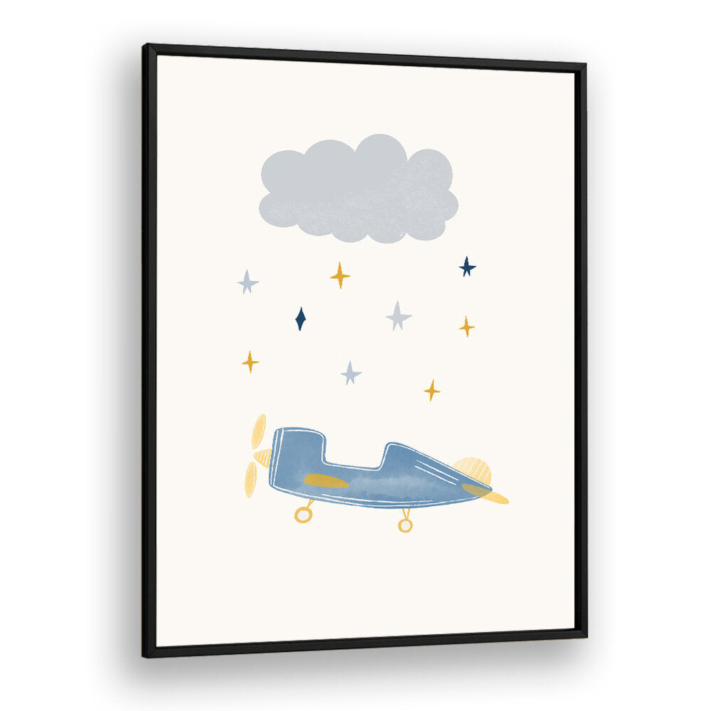 CLOUD AIRPLANE , KIDS ROOM PAINTINGS