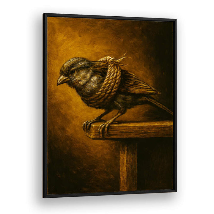 COILED PATIENCE , EXPRESSIONISM PAINTINGS