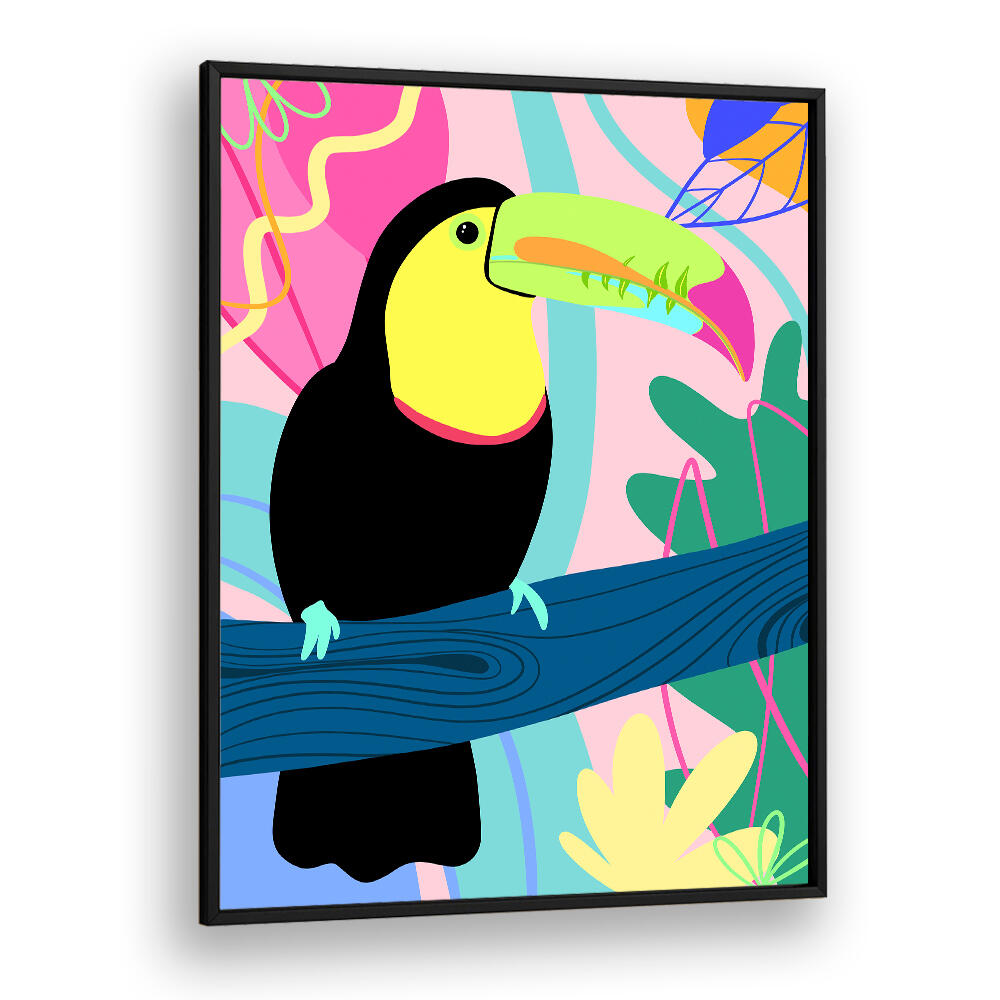 COLORFUL TOUCAN , KIDS ROOM PAINTINGS