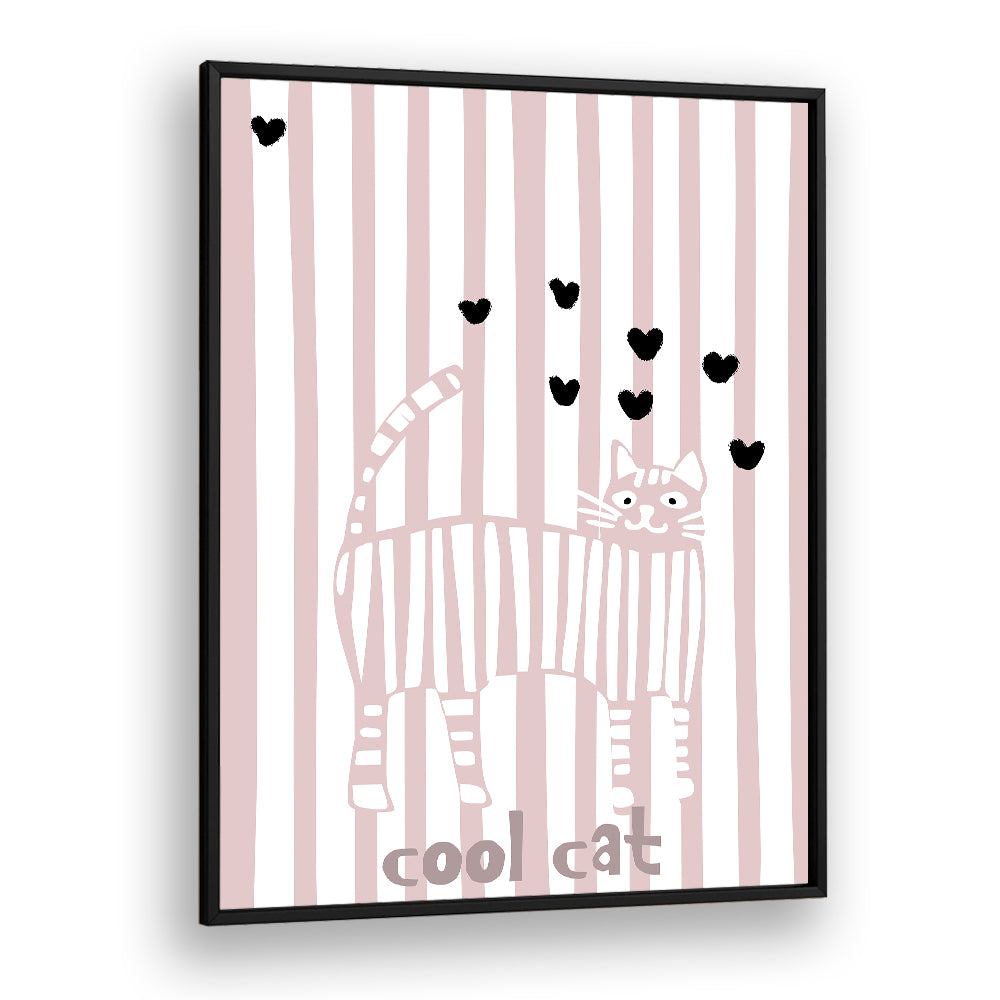 COOL CAT WITH HEARTS
