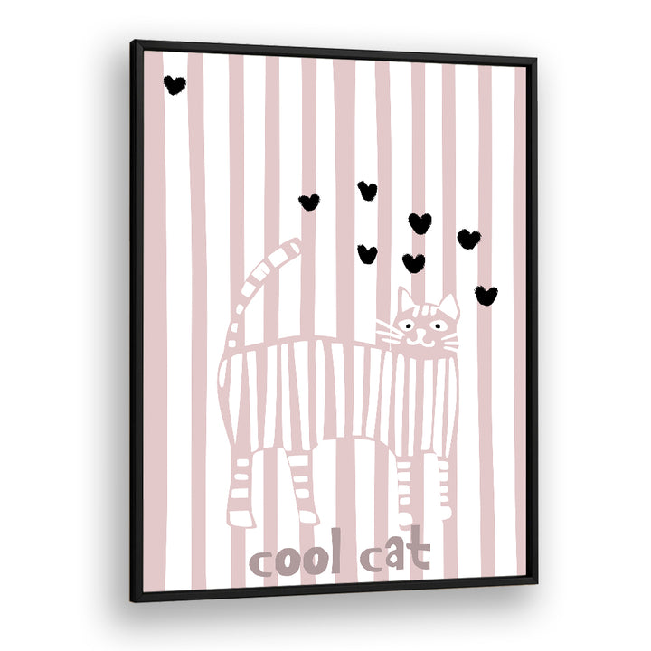 COOL CAT WITH HEARTS