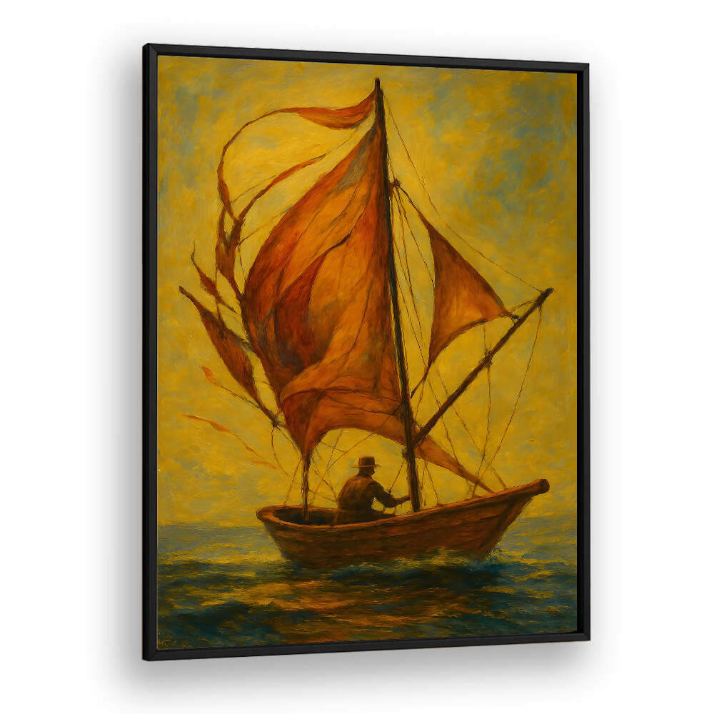 CRIMSON SAIL AT DAWN