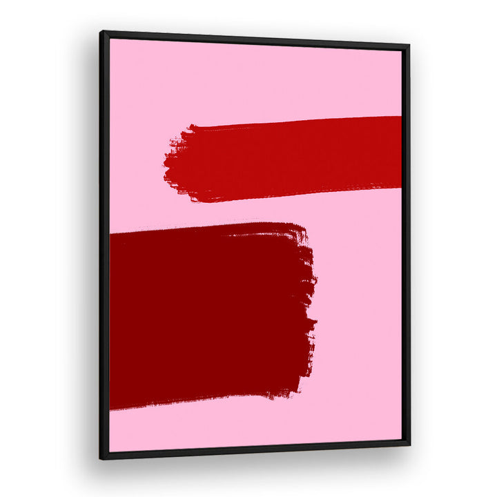 CRIMSON STROKES , ABSTRACT PAINTINGS