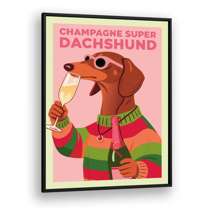 DACHSHUND CHAMPAGNE PARTY