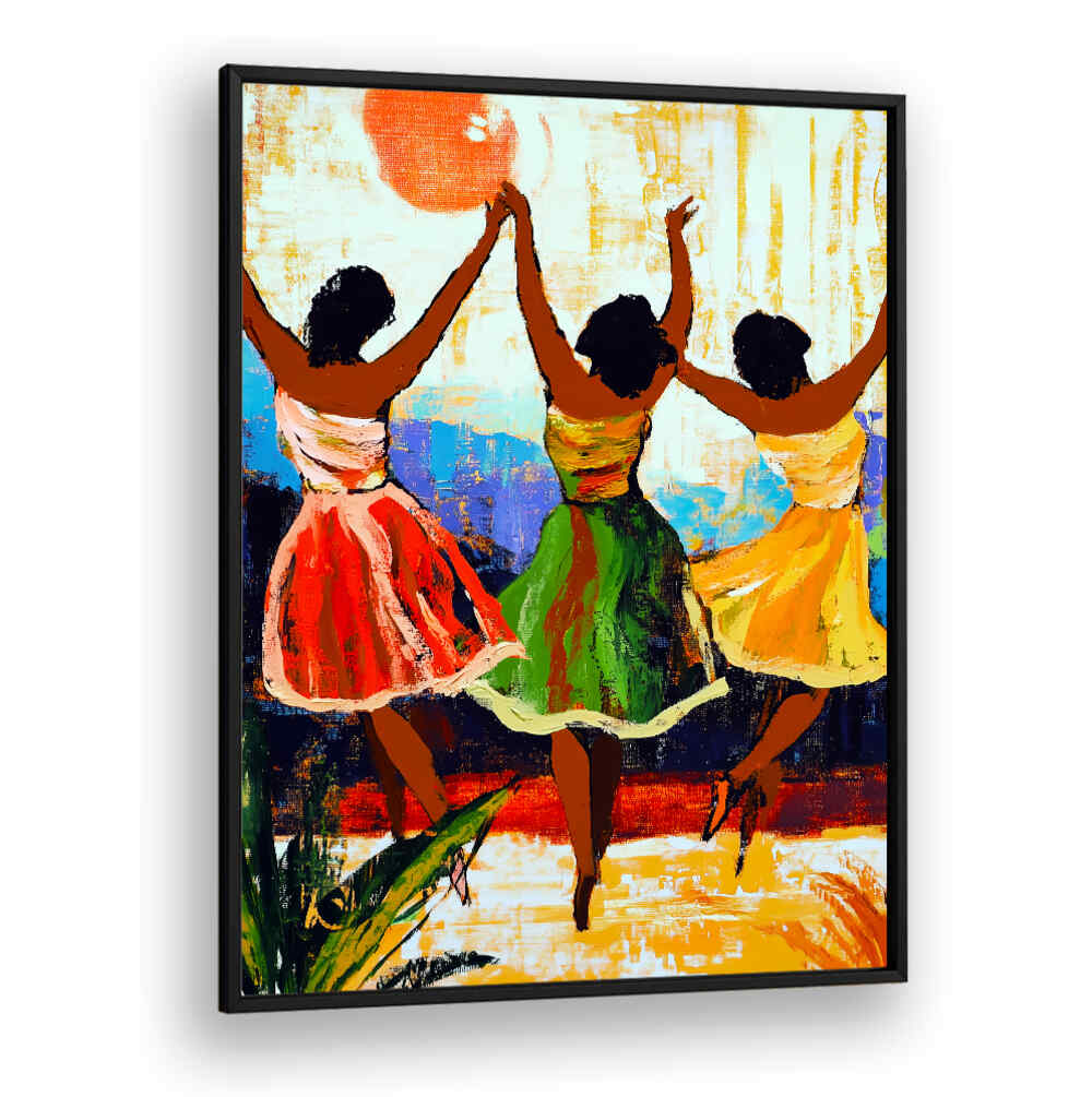 DANCING WOMEN , PORTRAITS & FIGURATIVE ILLUSTRATIONS