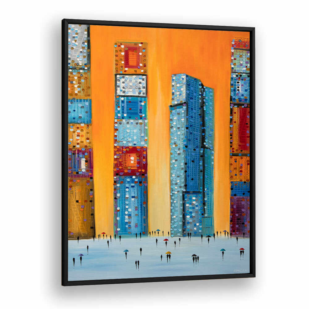 DIDN'T IT RAIN , MODERN IMPRESSIONISM PAINTINGS