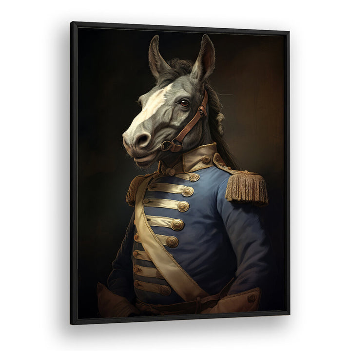 DONKEY IN COSTUME I , ANIMAL PAINTINGS