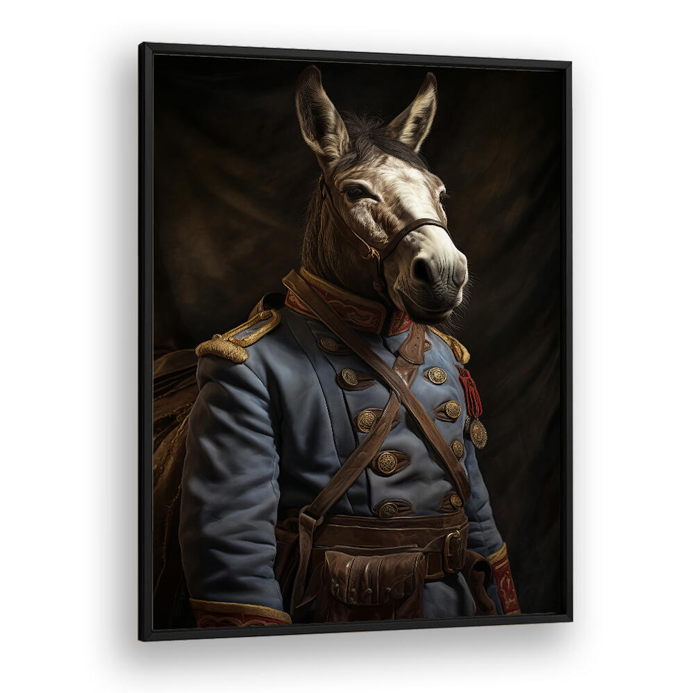 DONKEY IN COSTUME II , ANIMAL PAINTINGS