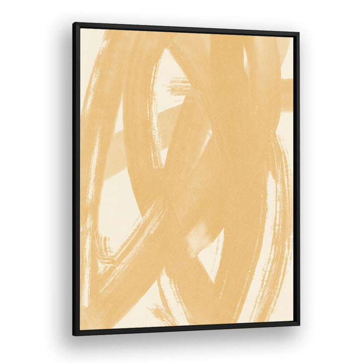 DYNAMIC BEIGE BRUSHSTROKES , ABSTRACT PAINTINGS