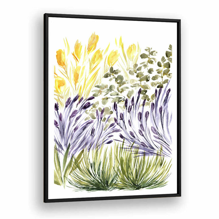 ELISA'S GARDEN RIGHT , FLORAL FLOWER PAINTINGS