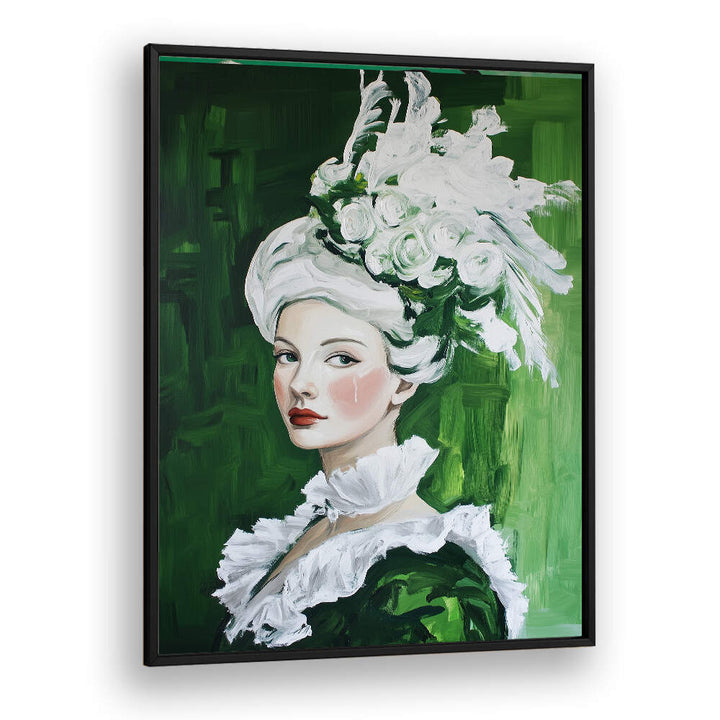 EMERALD ELEGANCE , PORTRAITS & FIGURATIVE ILLUSTRATIONS