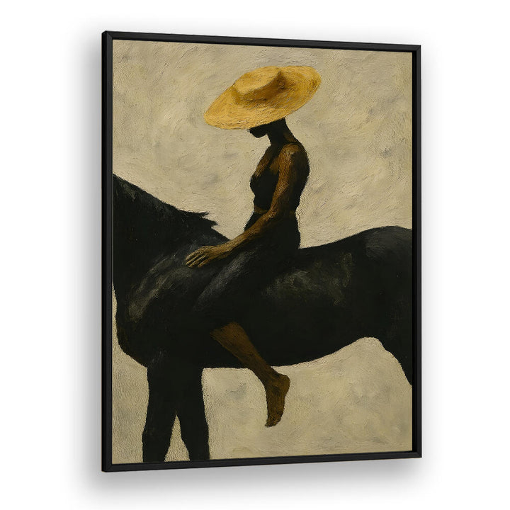 EQUESTRIAN REVERIE , EXPRESSIONISM PAINTINGS