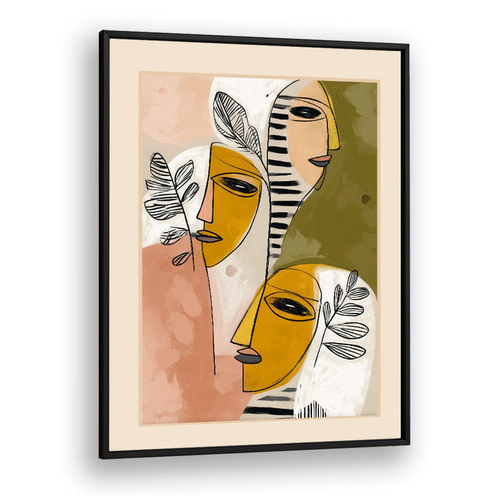 FACES OF THE GARDEN , ABSTRACT PAINTINGS