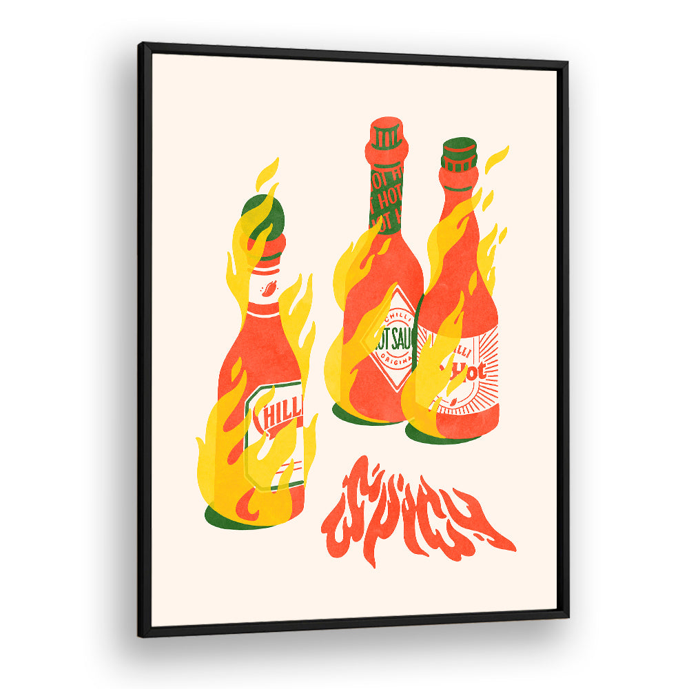 FIERY HOT SAUCE BOTTLES