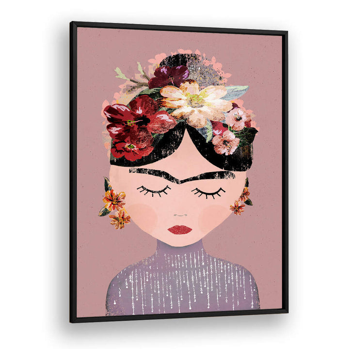 FLORAL SERENITY , PORTRAITS & FIGURATIVE ILLUSTRATIONS