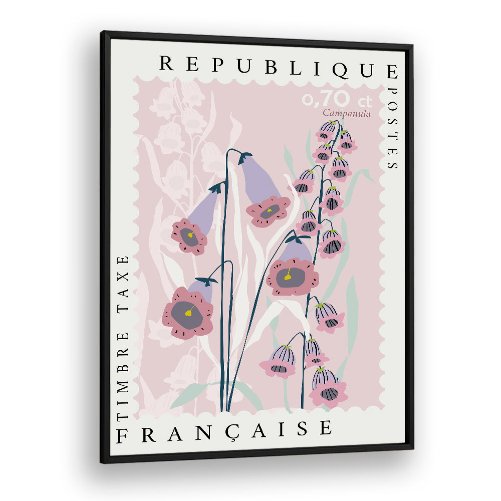 FRENCH FLORAL POSTAGE STAMP