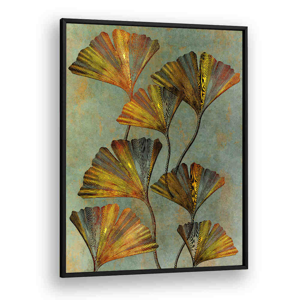 GINKO BILOBA 2 , FLORAL ,FLORAL FLOWER PAINTINGS