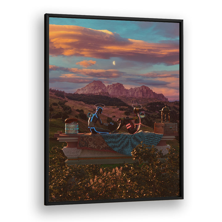 GLOWING FIGURES SUNSET DREAM