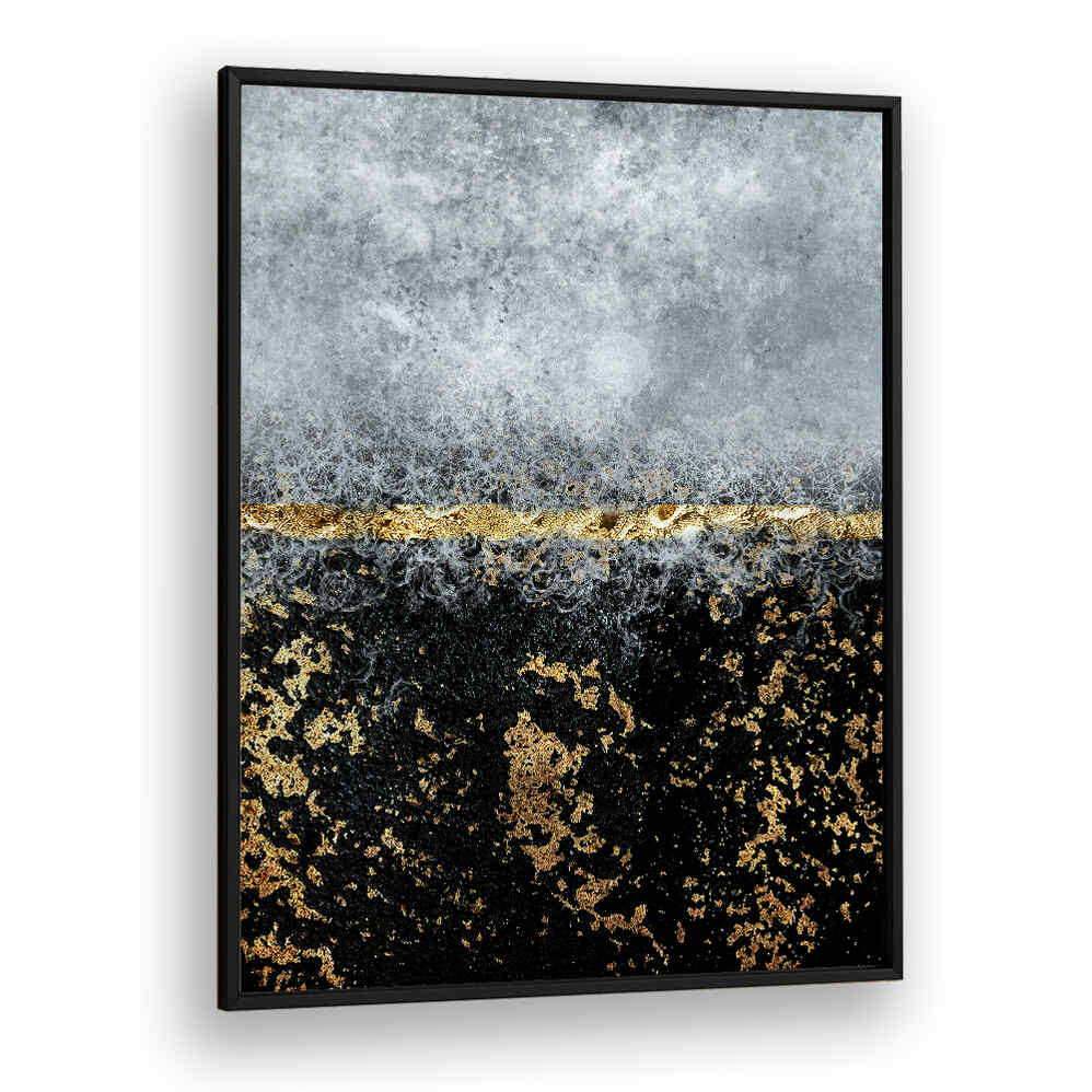 GOLD BLACK ABSTRACT , ABSTRACT PAINTINGS