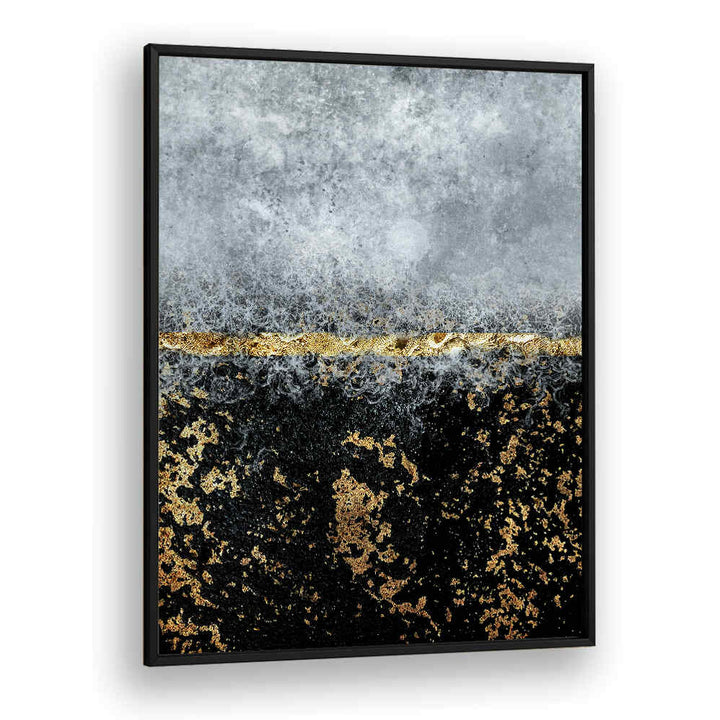 GOLD BLACK ABSTRACT , ABSTRACT PAINTINGS