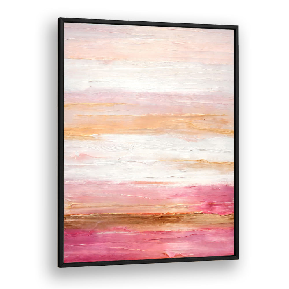 Elegant GOLDEN DAWN WAVES, ABSTRACT PAINTINGS featuring mesmerizing golden hues for tranquil home decor.