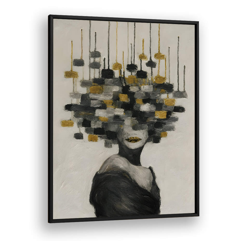 GOLDEN SILENCE , EXPRESSIONISM PAINTINGS