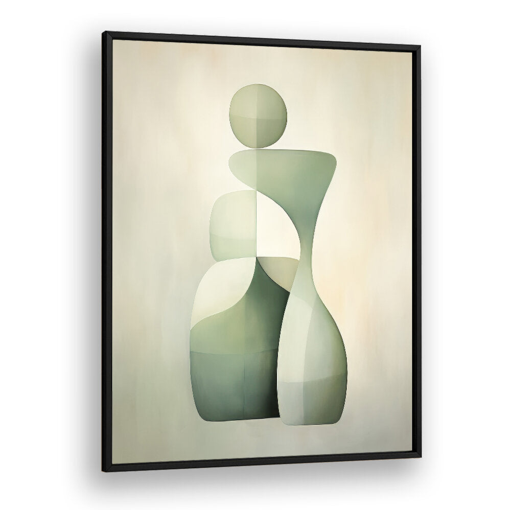 GREEN BEIGE GEO VI , ORGANIC FORMS