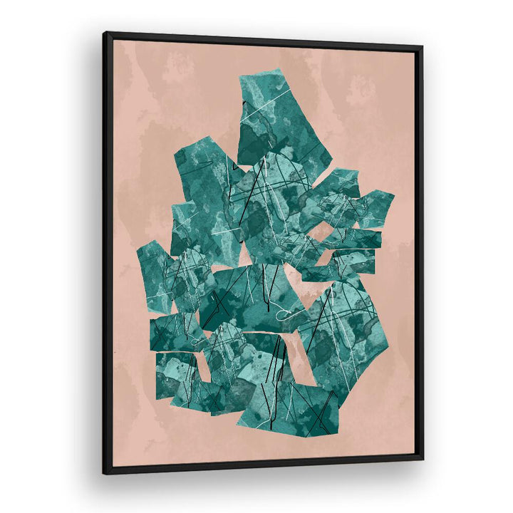 Stylish GREEN GEOMETRIC SHAPES, GEOMETRIC ART PRINTS perfect for enhancing modern decor in any room.
